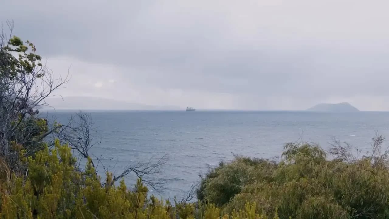 A photo of the ocean in Albany.